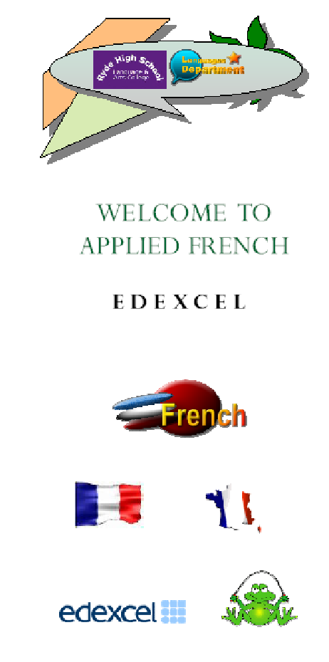 brochure promting a special GCSE french course