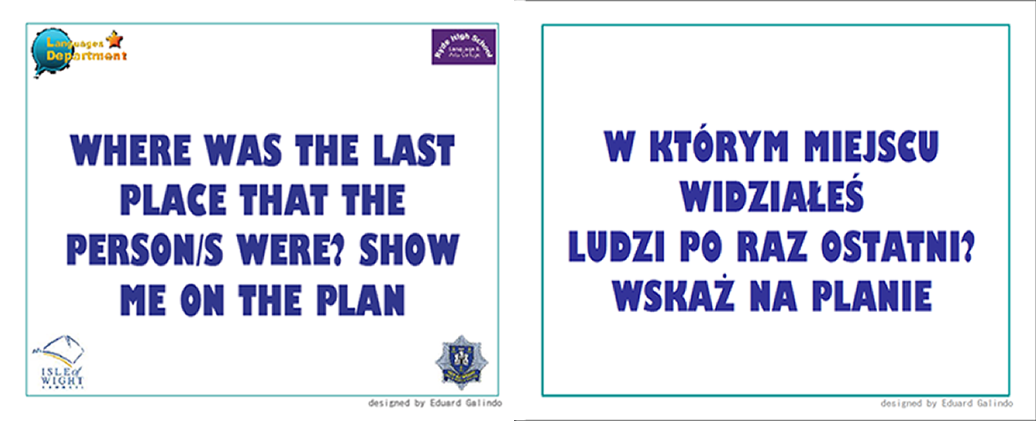 Healthy and Safety flashcards for fire brigade in polish